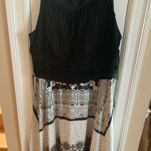 Black White summer dress -any event or date night!